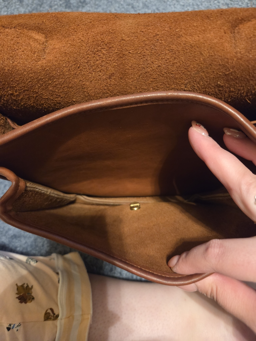 Vintage Coach Station Bag In Btitish Tan - Picture 3 of 6